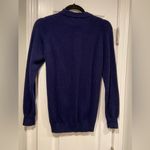 VTG Anderson Little Size M Navy Blue Cable Knit Button Front Cardigan Sweater Size M Photo 6