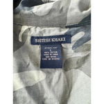 British Khaki  Camo Jacket Military buttons Size L Photo 6