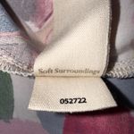 Soft Surroundings Margot Open Front Cardigan Kimono Geo Satin Art to Wear S/M Photo 10