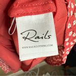 Rails  Everly Carmine‎ Daisies Shift Dress Red Ditsy Floral Long Sleeves Medium Photo 6