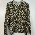 CeCe NWT Leopard Animal Print Pullover Crewneck Sweater Size Small Photo 0