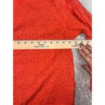Free People  Stars Align‎ Cotton Eyelet Top in Orange Size M * Photo 5