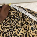 J.Crew Dress Sz 8 Long Sleeve Leopard Animal Print Safari Safari Chic Boho Fall Photo 12