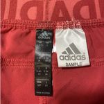 Adidas  | Sample Pink Running Shorts Spell Out Logo Notch Side Size Small Photo 5