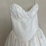 House Of CB  COCO Vintage Ivory Satin Midi Dress NWOT size S A-C Photo 8