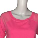 Chaser  Shirt Womens XS Sweatshirt Highlighter Pink Fluorescent Textured Casual‎ Photo 3