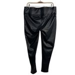 1. State  Faux Leather Leggings Size Small Black Shiny Stretch Pants Photo 5