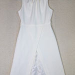 BLITHE Asymmetrical sleeveless Dress off white/ ivory, women size S White Photo 0