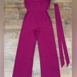 Lilly Pulitzer NEW  Callie Jumpsuit in Bordeaux Berry Photo 11