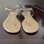 Tory Burch  Tan Quilted Sandals Photo 1