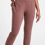 Athleta  Salutation High Rise Jogger Mauve Pink size XS Yoga Athletic Photo 0