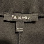 Relativity  Skirt L Large Black A Line Full Circle Grommets Stretch Photo 1