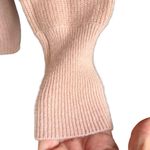 EUC Minnie Rose 100% Cashmere Puff Shoulder Sweater Baby Pink Size Small Photo 3