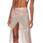 Poster Girl Rhinestone Syphera Skirt in Aperol Spritz XSmall New Women Chainmail Photo 0