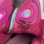 Ariat  6.5B Fatbaby Sheila Gray Gator Print Green Suede Cowboy Boots 10011872 Photo 7