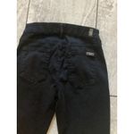 7 For All Mankind Black Moto Skinny Jeans Zipper Detail Women's Size 25 Photo 3