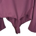 Free People  Intimately Small Va Va Voop Bodysuit Puff Sleeve V-Neck Snap Thong Photo 4