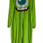 Disney Pixar Monsters Inc Mike Wazowski Onesie Pajama Cosplay Size M NEW Green Size M Photo 0