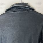 Topshop Genuine 100% Leather Biker Jacket Black Size 6 Women's Photo 5