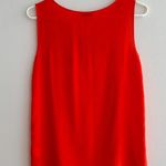 Talbots  100% Silk Orange Tank Top, Flowy Top, Business Casual, Size 2 Photo 9