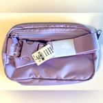 PINK - Victoria's Secret VS Pink Vinyl Zipper Belt Bag Lilac NWT Photo 5