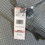 Le Suit  Women's Gray/Black Checkered 2 Pc Suit- Size 10 Photo 5