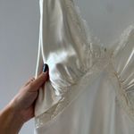 Reformation Chania Ivory Silk Dress L Photo 11