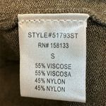 Pink Clover NWT Women's Open Cardigan Green Sz S Casual Relaxed Fit Cottagecore Photo 4