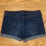 Celebrity Pink Dark Blue Jean Shorts Photo 2