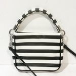 Marc by Marc Jacobs  Chic Black White Striped Top Handle Crossbody Bag Photo 5