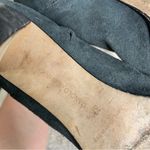 Manolo Blahnik  Brusta Gray Suede Heeled Ankle Booties Sz 7.5‎ 37.5 Photo 9