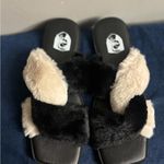 VHNY Criss Cross Fuzzy Flurry Cozy House Slides Warm Slippers for Indoor Outdoor Black Size 8 Photo 5