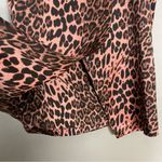 Traffic People Wrap Skirt Leopard Print XL Animal Pattern Playful Funky Flirty Pink Photo 10