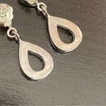 Sterling Silver Turquoise Inlay 16” Necklace and Earrings Set Photo 11