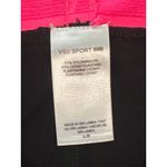 VSX Victoria Secret Sport Shorts Womens Large Black Pink Athletic Gym Photo 1