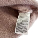 H&M Blush Pink Sparkly Metallic Crewneck Crop Sweater Women’s Size Medium Photo 6