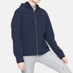 Outdoor Voices Stretch Crepe Running Jacket with Hood Small Photo 0