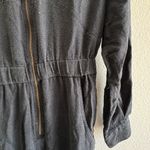 DÔEN Serre Zip Front Utility Silk Jumpsuit Black size XS Photo 5