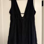 Medium Black Beach Cover Up Photo 0