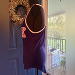 PINK - Victoria's Secret  Ted, White & Blue Sleeveless Relaxed Tank Top size M Photo 2