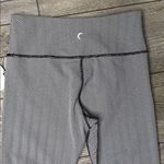 Zyia New  Black and White Chevron Leggings 24” long Photo 6