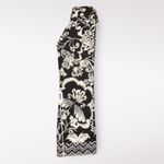 Tyler Boe Silk Tie‎ Waist Black And White Floral Pants Size 4 Photo 3