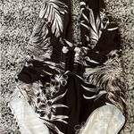 Tommy Bahama  Womens Size 8 Brown Floral Print Swimsuit Halter‎ One Piece Ruched Photo 0