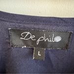 De Philo Navy Batwing Midi Dress Large Blue Photo 1