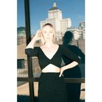 Mara Hoffman NWT  Aja cropped popcorn TENCEL Lyocell top sz XXS Photo 1