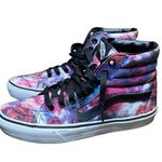 Vans  Off The Wall Skate Shoes High Top Floral Rose Print US Women Size 6.5 Photo 3