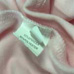 Pink Ruched Bodycon Full Button Front Short Sleeve Mini Dress Womens Small Size M Photo 9