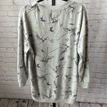 Tim Burton The Nightmare Before Christmas Crew Neck Tunic Sweater Size Medium Gray Photo 1