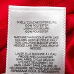 EXPRESS  Red Strapless Palm Floral Print Dress 2 Wrap Skirt Slit Boning‎ Photo 5