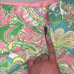 Lilly Pulitzer  Chin Chin Callahan Flat Front Shorts Golf Pink Green Elephants 2 Photo 3
